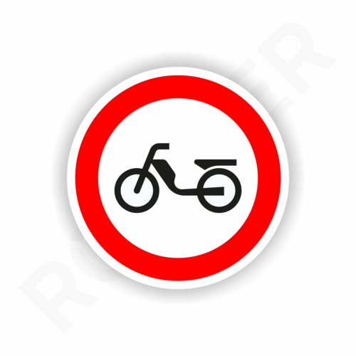 Straßenverkehr Nr. 257-50 / Verbot für Mofas
