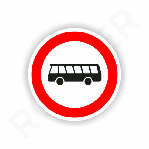 Straßenverkehr Nr. 257-54 / Verbot für Kraftomnibusse