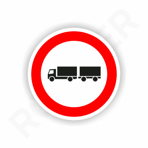 Straßenverkehr Nr. 257-57 / Verbot für Lastkraftwagen mit Anhänger