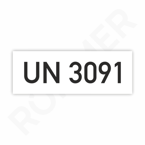 UN 3091 - Lithium-Metall-Batterien mit Ausrüstung o. in Ausrüstung verpackt